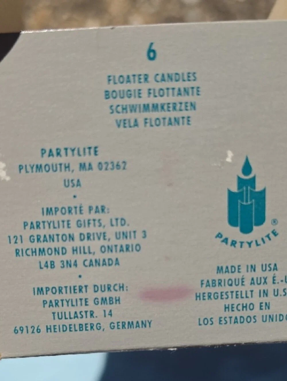 Vintage PartyLite Floating Candles - Picture 2 of 3